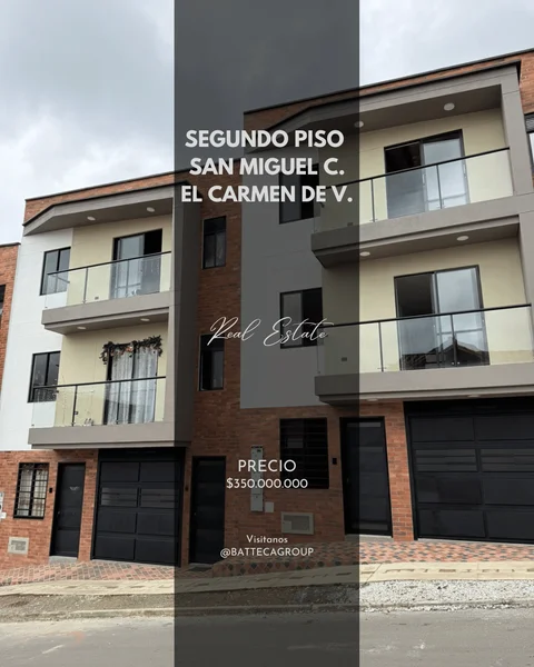 Segundo piso en venta