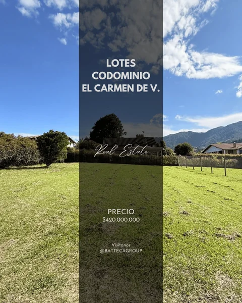 Lotes en condominio cerrado en venta