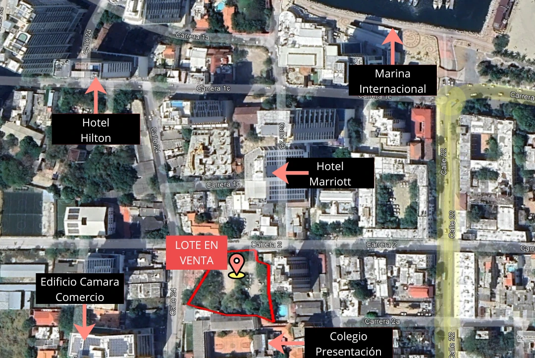 Lote En Exclusivo Sector EL PRADO Junto al Marriott - Santa Marta