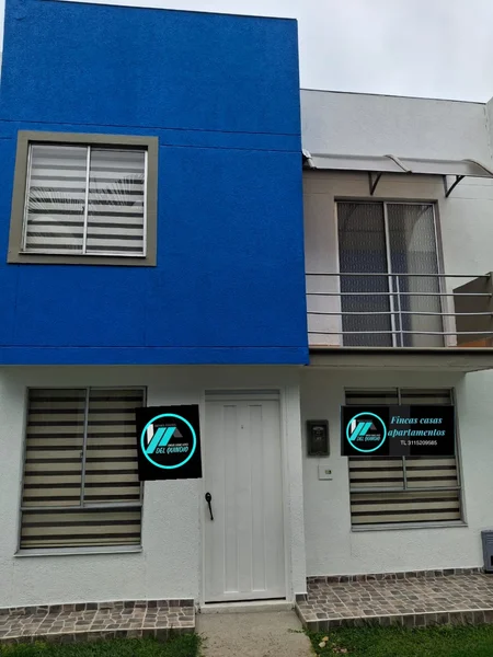Hermosa casa de agua azul Armenia 