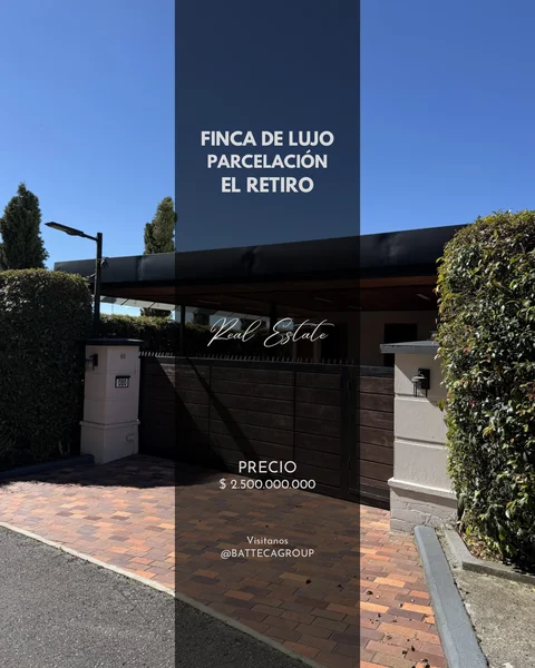 Casa de lujo en parcelación Soto del este