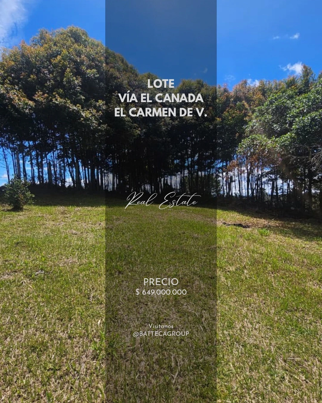 Se vende lote con hermosa vista - El Carmen de Viboral