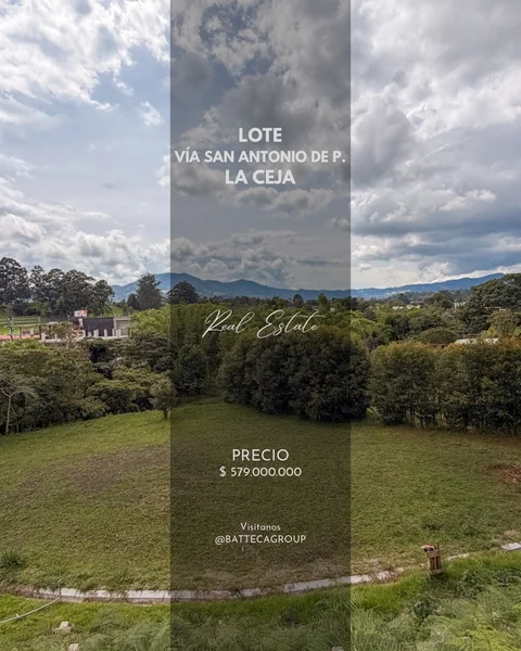 Se vende lote campestre en Montemadero - La Ceja