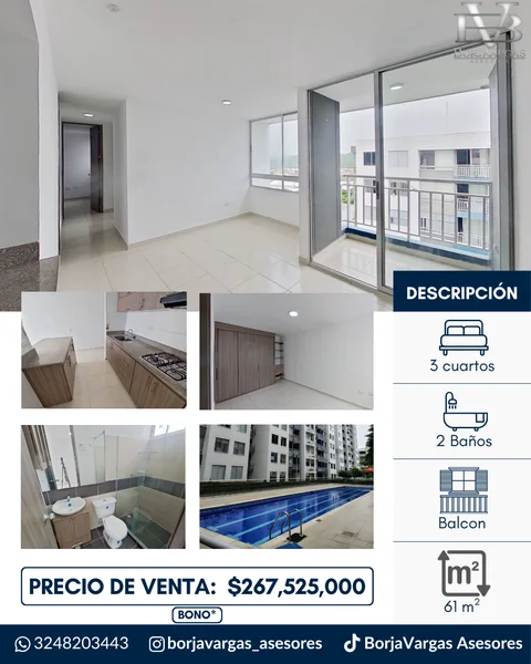 APARTAMENTO EN VENTA TORINO